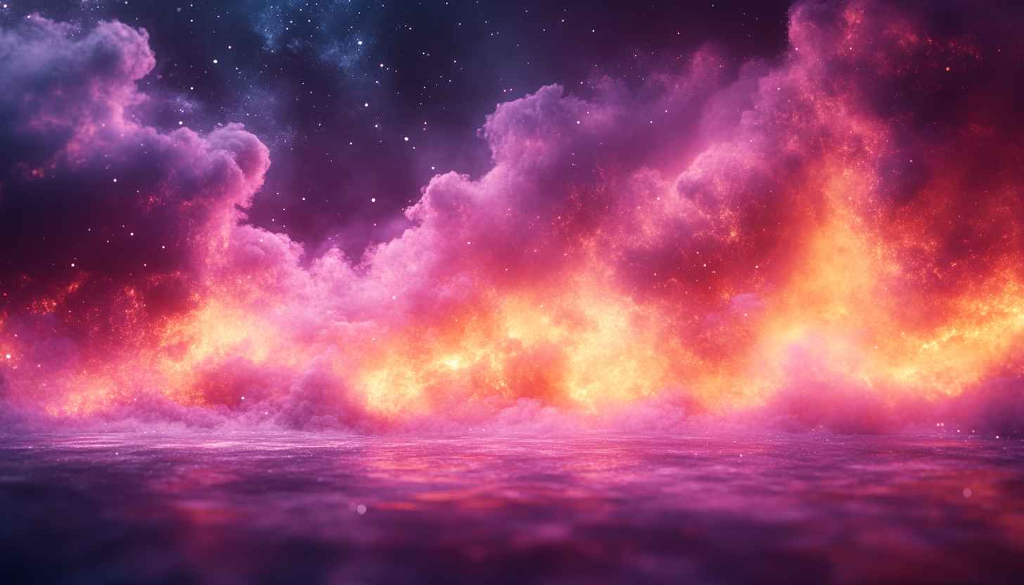 Colorful Nebula Space Stars 4K Desktop Background Mobile Wallpaper Free