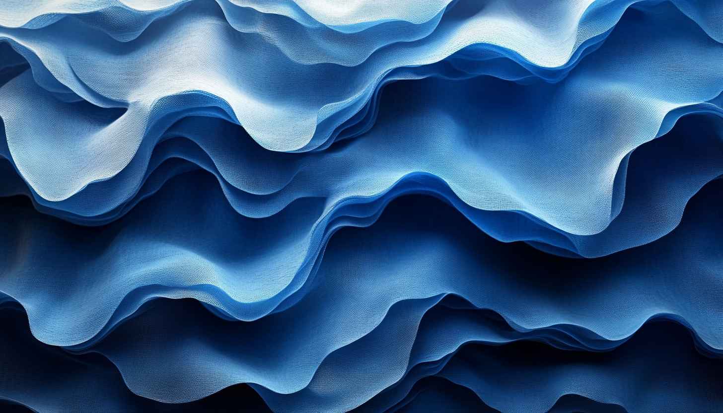 Abstract Blue Waves 4K Desktop Wallpaper for Mobile Backgrounds