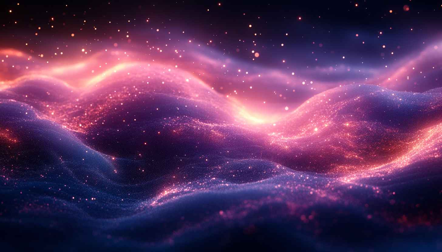 Sparkling Galaxy Nebula Wallpaper 4K for Desktop and Mobile