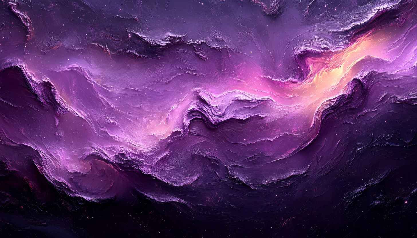 Purple Nebula Space 4K Wallpaper for Desktop and Mobile