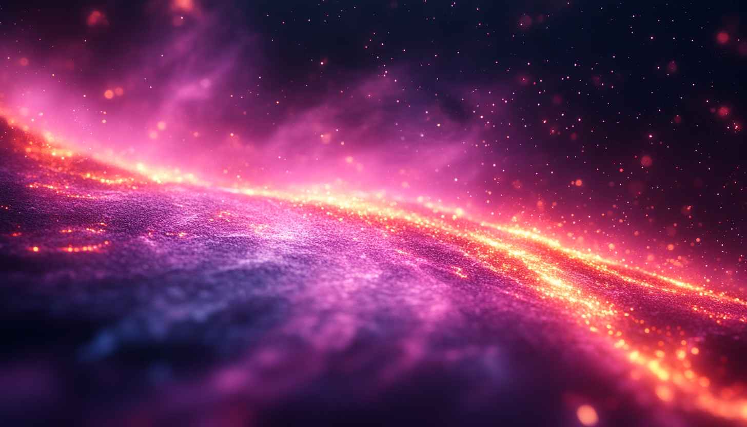 Pink Purple Galaxy Space 4K Desktop Background Mobile Wallpaper