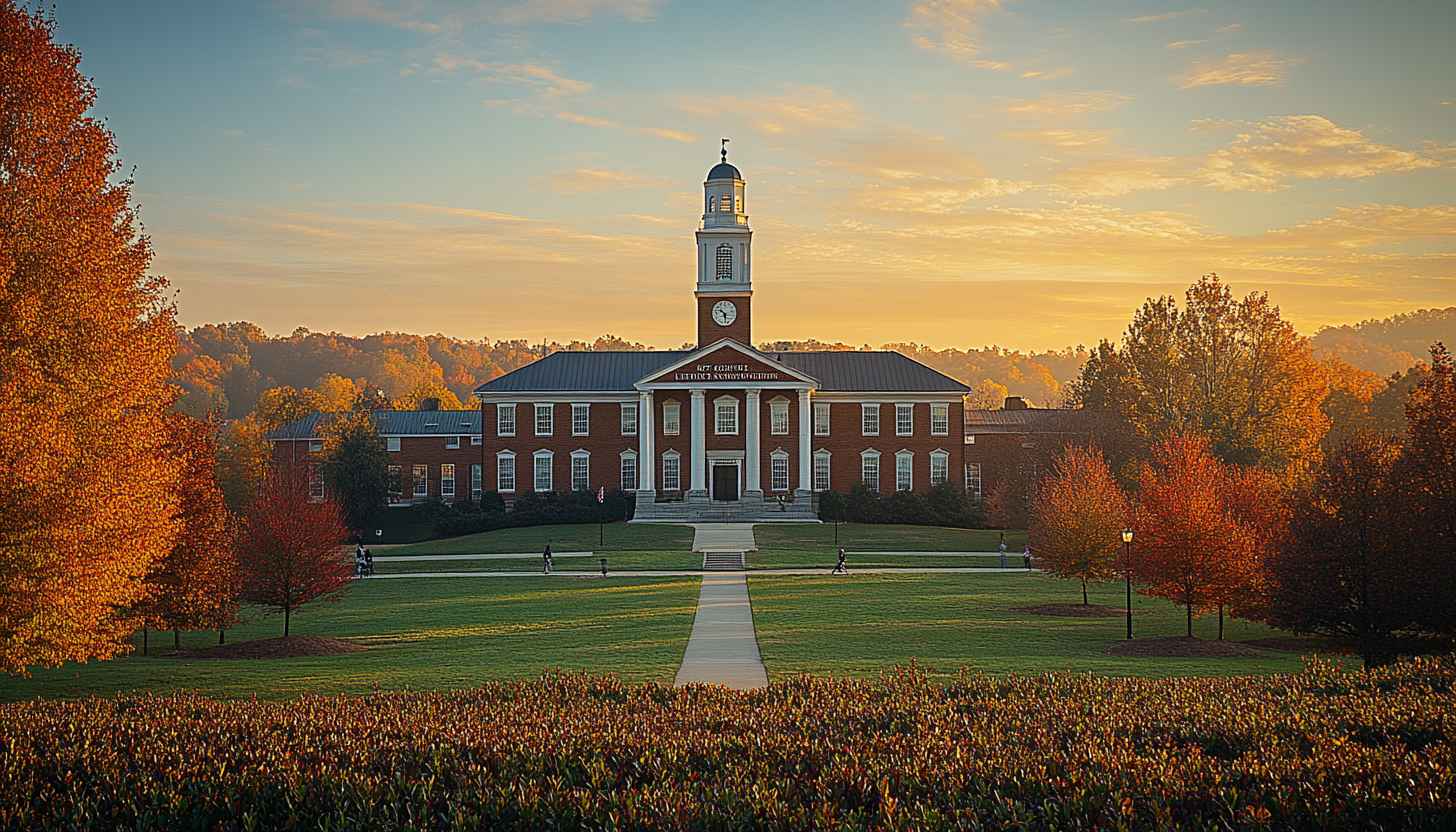 Liberty University Autumn Campus Desktop Wallpaper, Free Mobile Background