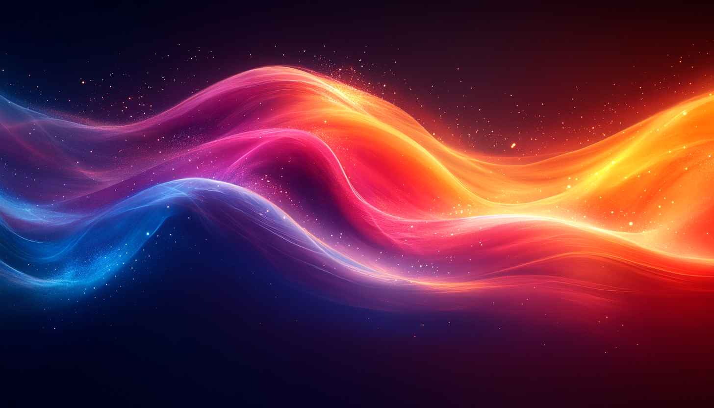 Abstract Waves Colorful 4K Desktop Backgrounds Free Mobile Wallpaper