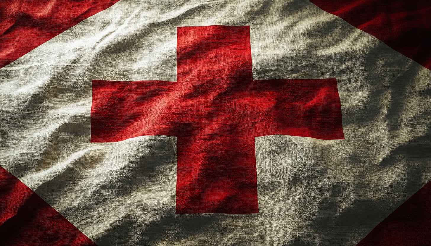 Red Cross Symbol Textured Mobile Background, Free High Resolution Wallpaper