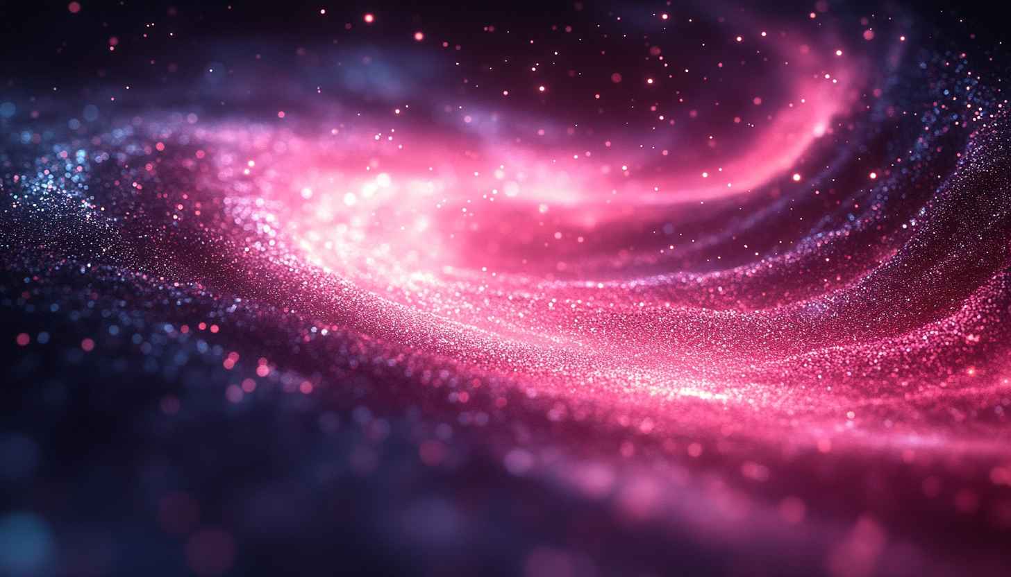 Pink Galaxy Space Art 4K Desktop Background Mobile Wallpaper