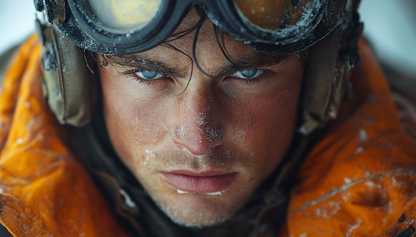 Extreme Athlete Blue Eyes 4K Desktop Background Free Wallpaper