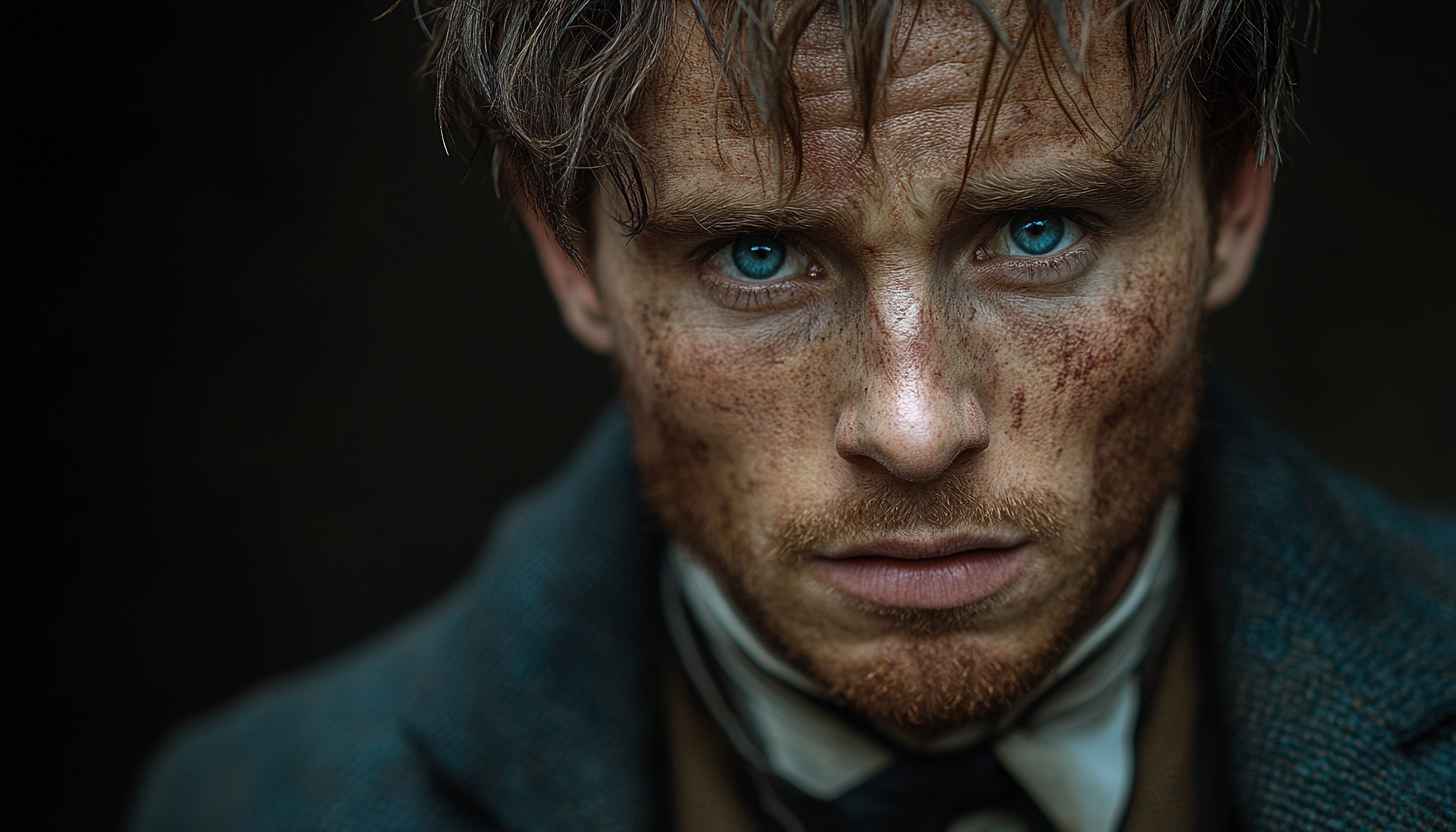 Eddie Redmayne Portrait Fantastic Beasts 4K Desktop Wallpaper