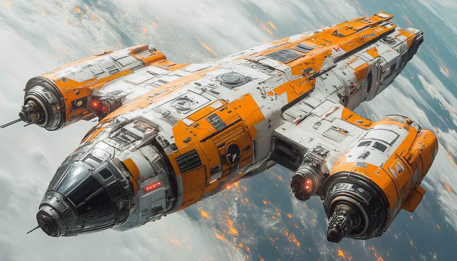 Razor Crest Star Wars Mobile Wallpaper 4K Desktop Background Free