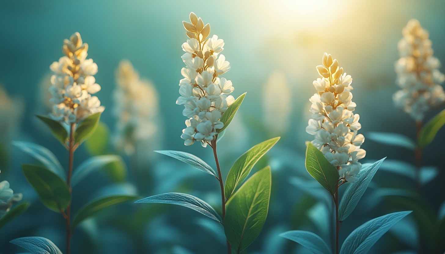 Elegant White Flowers 4K Mobile Wallpaper, Floral Desktop Background