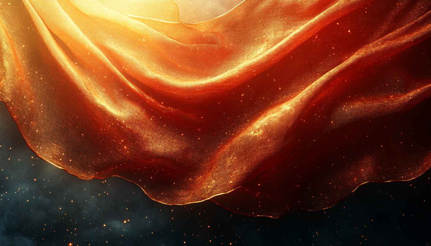 Golden Fabric Texture Mobile Wallpaper, Abstract Sparkle Background 4K
