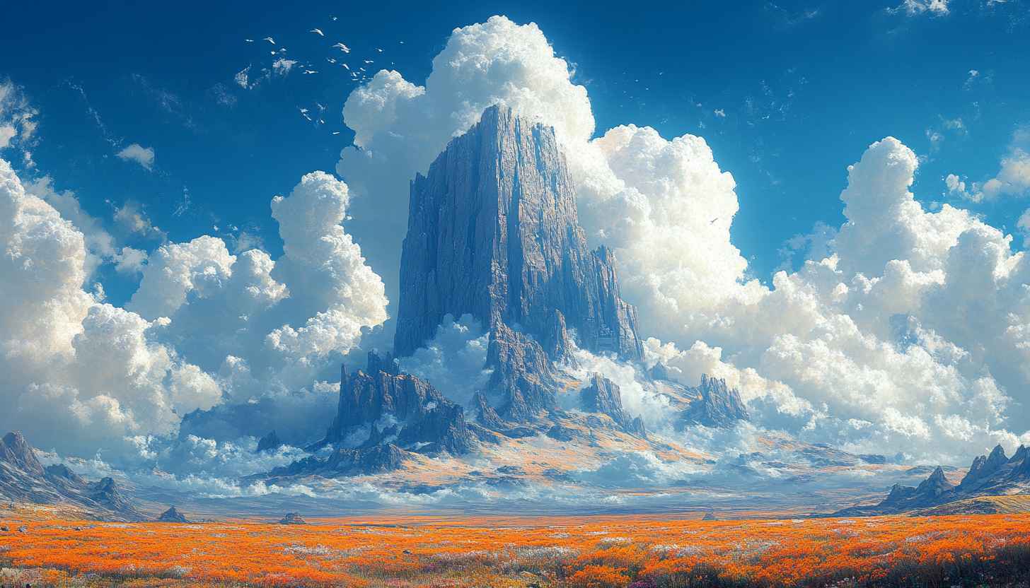 Epic Mountain Landscape Mobile Wallpaper, Free 4K Desktop Background