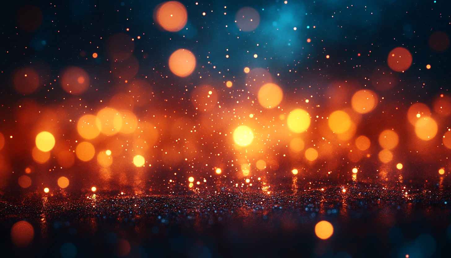 Abstract Bokeh Lights Desktop Background, Free Sparkle Mobile Wallpaper