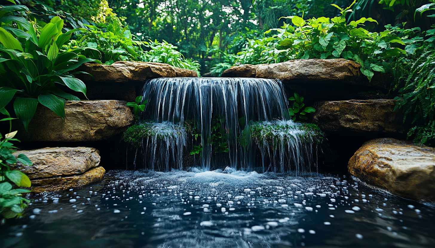 Scenic Waterfall Mobile Wallpaper | Free Nature 4K Desktop Background