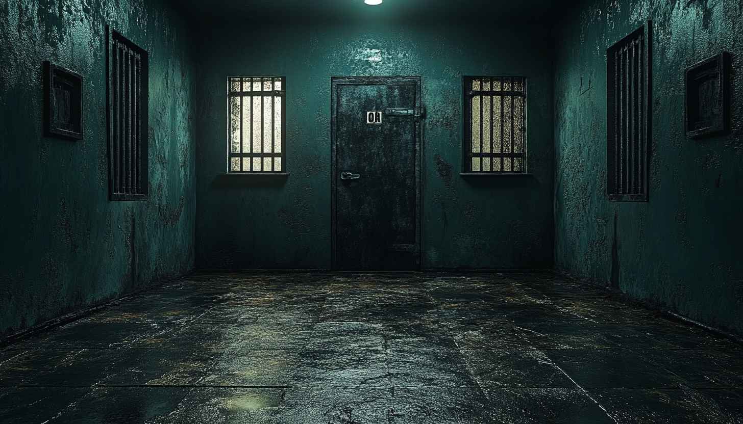 Creepy Dark Jail Cell 4K Wallpaper, Free Background For Desktop
