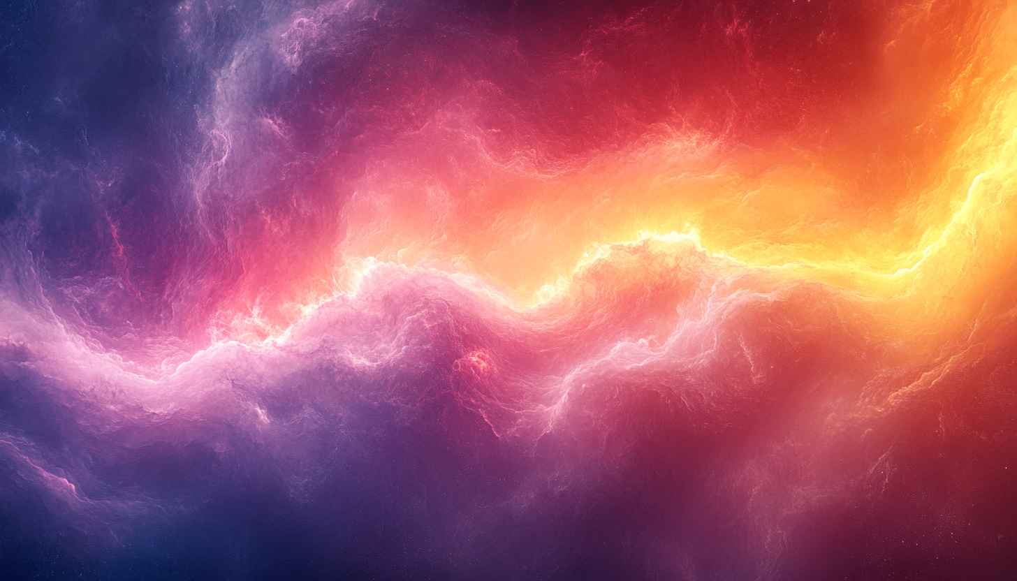 Colorful Nebula Space Art 4K Desktop Background Galaxy Wallpaper