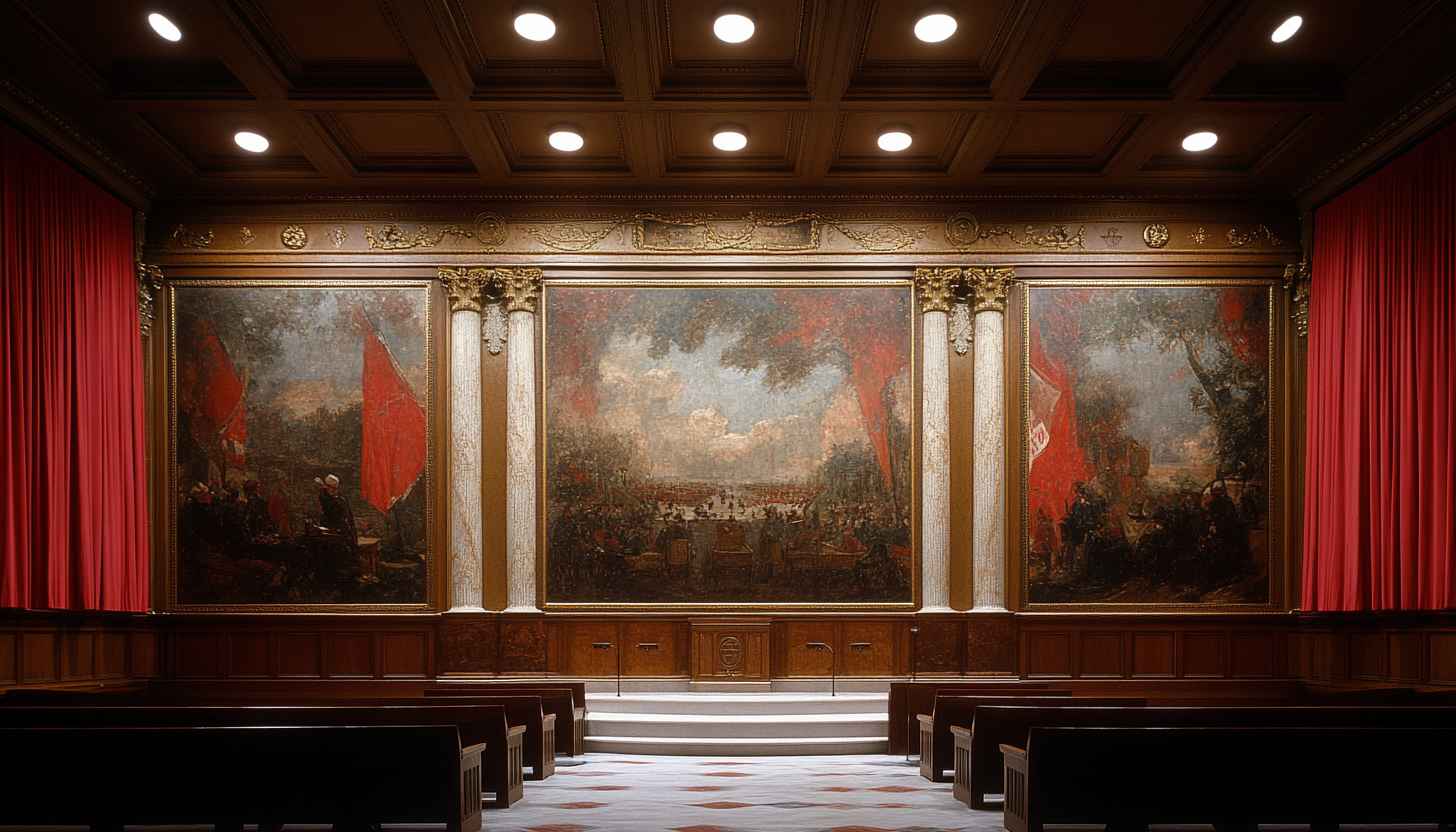 Historic Auditorium Background Wallpaper for Desktop, Mobile, and Tablet