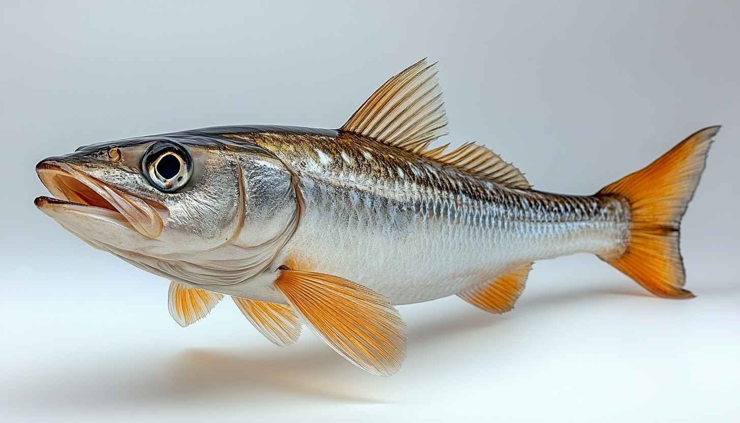 Freshwater Fish HD Mobile Background, Silver and Orange Wallpaper