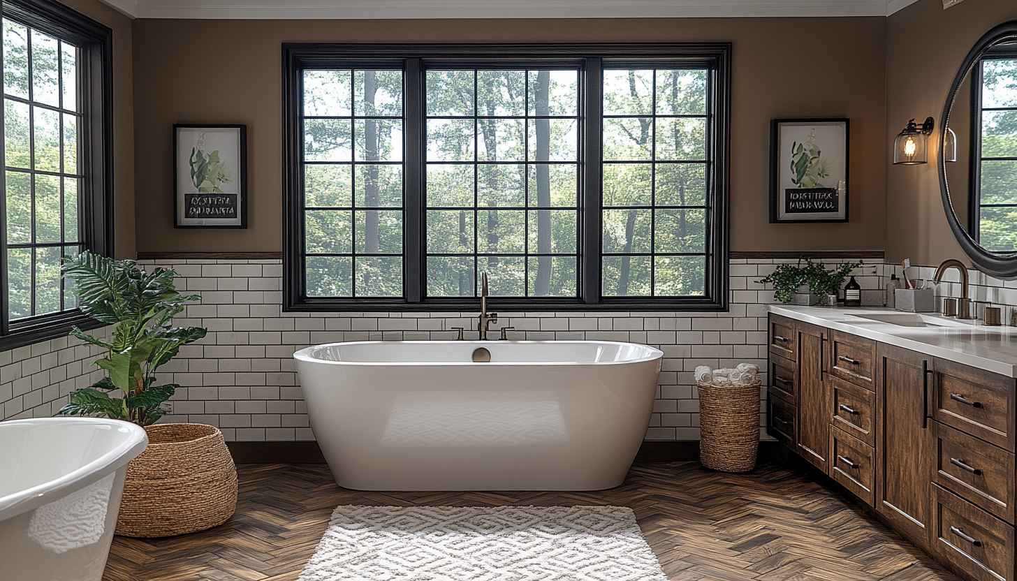 Modern Bathroom Interior Design Wallpaper 4K Desktop Backgrounds