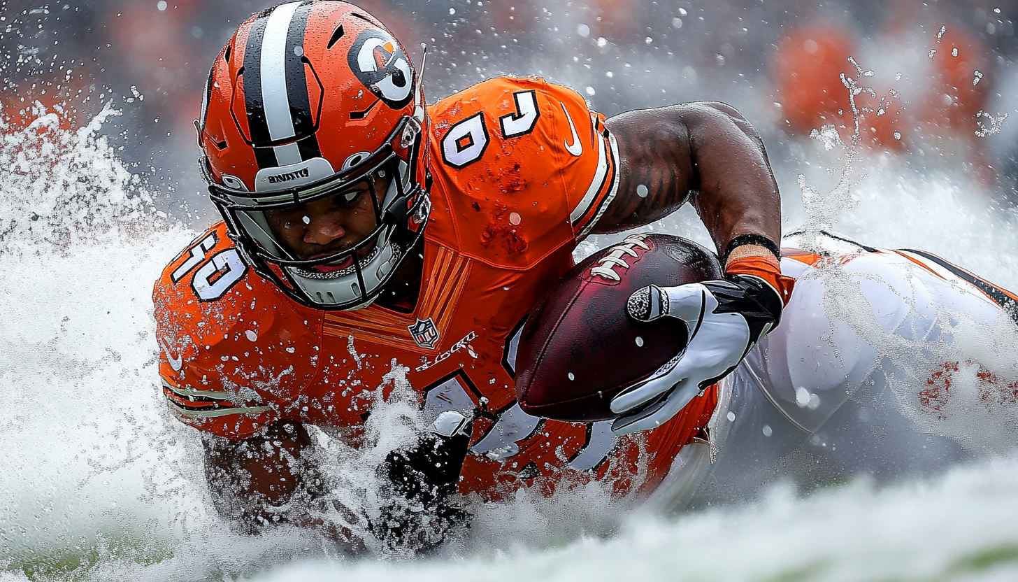 Football Player Action 4K Wallpaper for Desktop and Mobile Background