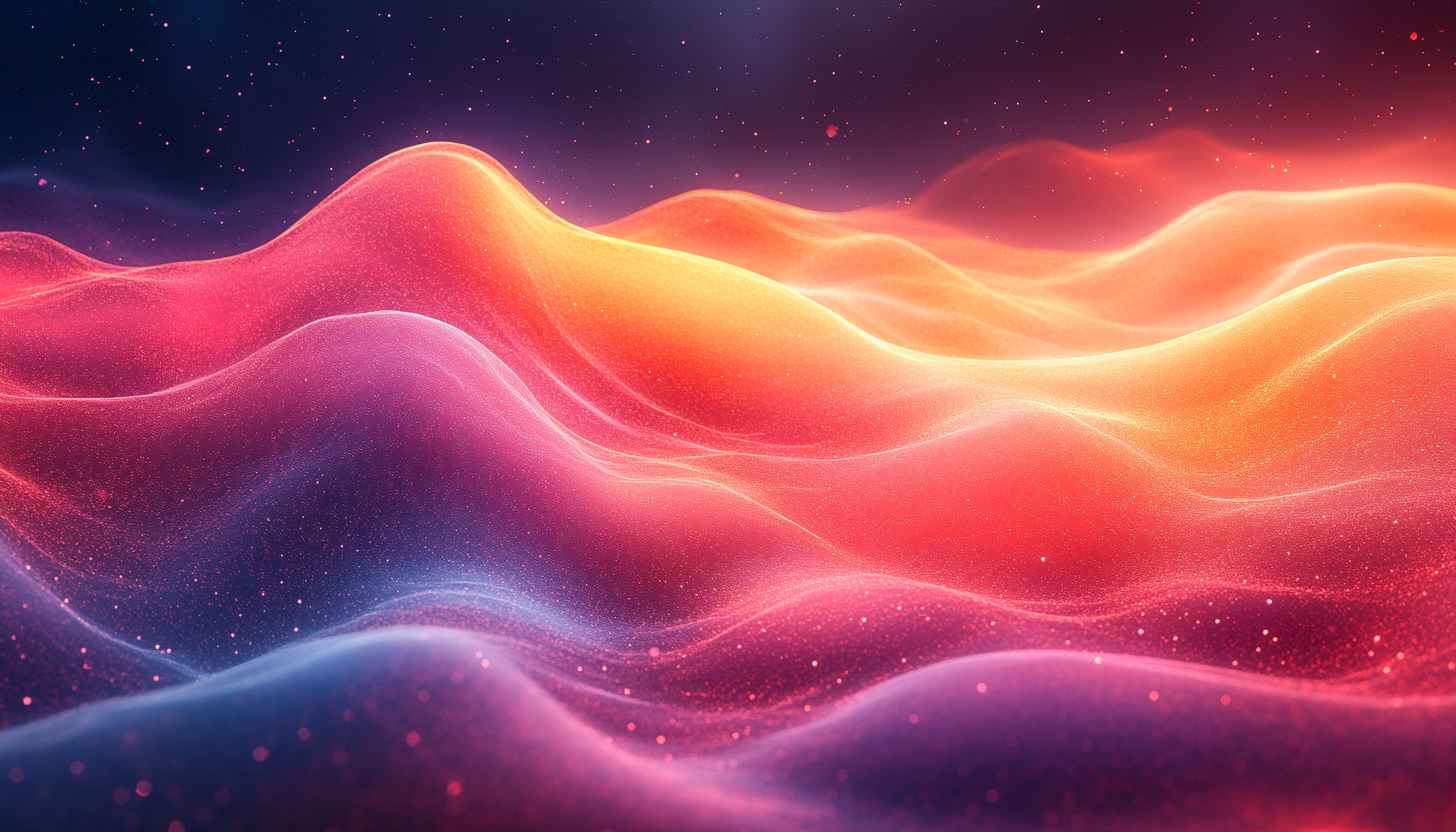 Abstract Space Waves 4K Desktop Wallpaper, Free Mobile Background