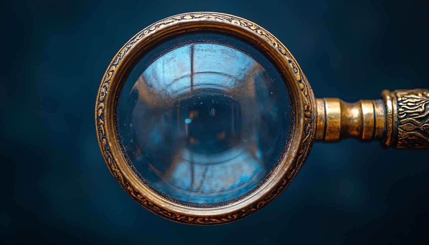 Vintage Magnifying Glass Wallpaper Antique Mobile Background Aesthetic Look