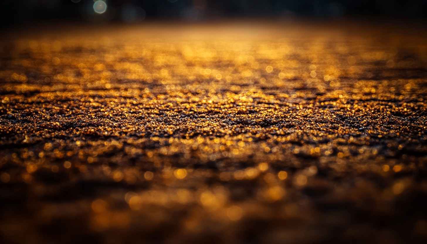 Golden Bokeh Lights Abstract Texture Free Mobile Wallpaper
