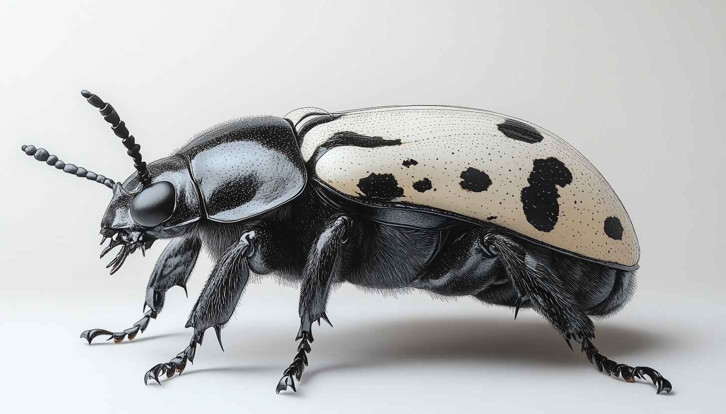 Detailed Beetle Insect Macro Photo Mobile Desktop Background Wallpaper