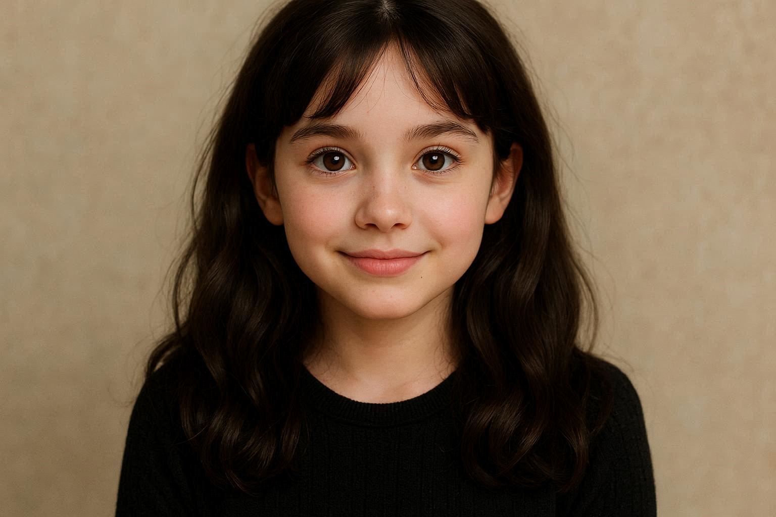 Young Girl Smiling Portrait