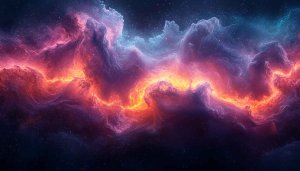Nebula Galaxy Space Wallpaper, Abstract Universe Background Image 4K