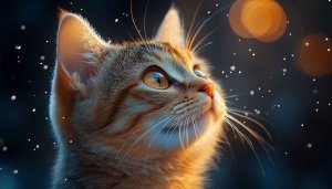 Tabby Cat Wallpaper, Feline Portrait, Cute Cat 4k Wallpaper