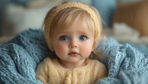 Cute Baby Wallpaper: Adorable Child Portrait, 4k Wallpaper