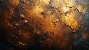 Grunge Texture Wallpaper: Abstract Golden Metal Rust Texture Background