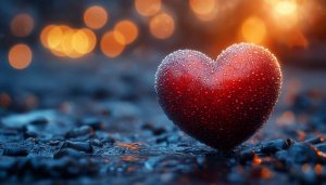 Red Heart Wallpaper: Valentines Day, Love, Romance, 4K Wallpaper