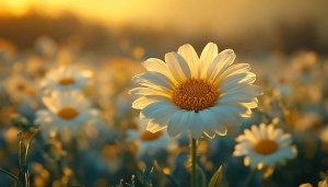 Daisy Flower Wallpaper: White Flower Background, Floral, Desktop Wallpaper