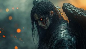 Dark Angel Wallpaper, Fantasy Art, 4k, Desktop Background