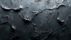 Textured Black Abstract Wallpaper 4K, Dark Gray Background for Desktop