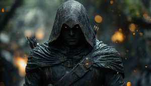 Fantasy Assassin Wallpaper, Dark Character, Game Wallpaper, 4K HD