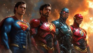 Justice League Wallpaper, Superman and Flash Wallpaper, DC Comic Wallpaper