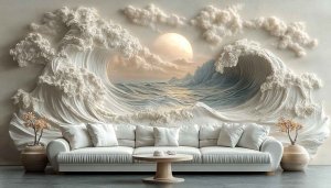 Ocean Wave Wallpaper, Sea View Wallpaper, Artistic Ocean, 4k Wallpaper