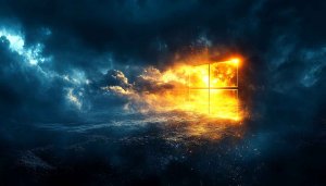 Windows Wallpaper: Abstract Fire Waves 4K PC Desktop Backgrounds