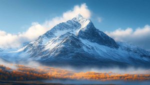Snow Mountain Wallpaper: Winter Landscape Scenery For Desktop & Mobile