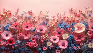 Pink Flowers Wallpaper Aesthetic, Spring Flower Wallpaper For Phone