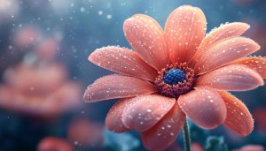 Peach Flower Wallpaper: Floral, Nature, 4K, Desktop, Laptop