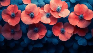 Poppy Flower Wallpaper: Floral, Botanical, Aesthetic, HD, 4K