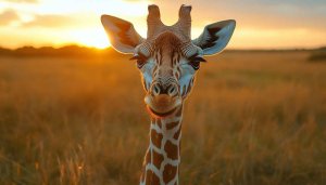 Giraffe Wallpaper: Safari Animal Background, Wildlife, Giraffe Desktop Wallpaper