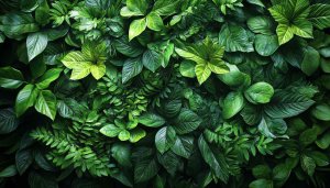 Lush Green Leaves Wallpaper for Phone and Desktop Backgrounds