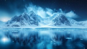 Arctic Landscape Wallpaper: Stunning Winter Mountain Scenery for Desktop