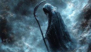 Grim Reaper Wallpaper: Death Scythe, Fantasy 4K Wallpaper for Desktop