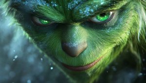 Grinch Wallpaper, Christmas Character Wallpaper, Holiday Wallpaper, 4k Wallpaper
