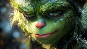 Grinch Wallpaper: Christmas Movie Character High Resolution Image